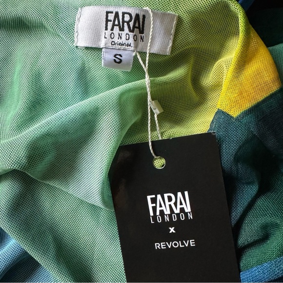Farai London x REVOLVE Indah Dress in Emerald Ocean Size Small - Picture 8 of 10
